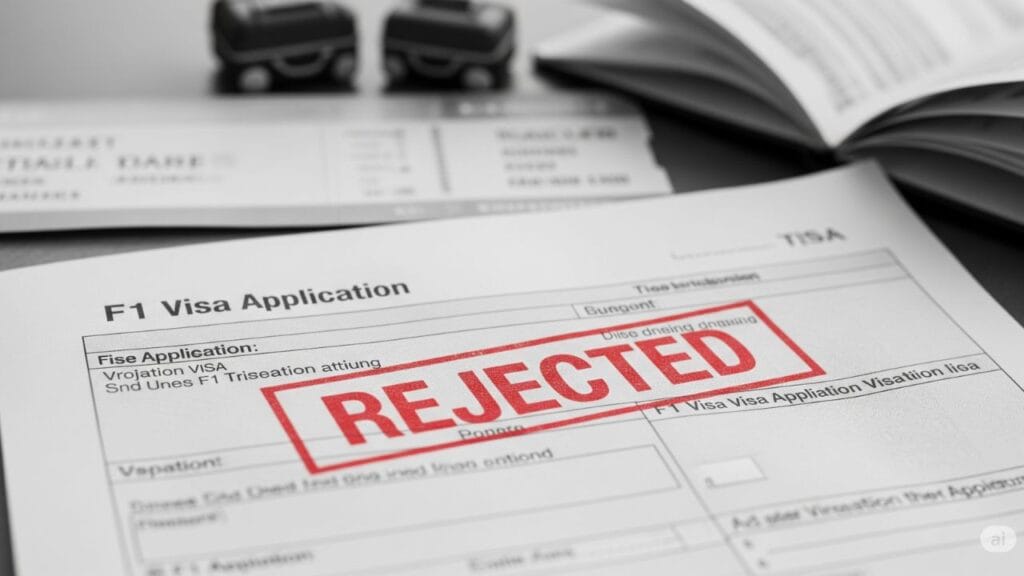 F1 visa rejection reasons